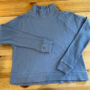 The North Face Blue Waffle Knit Sweater